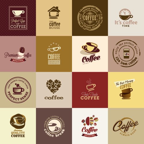 Vector biểu tượng cà phê
