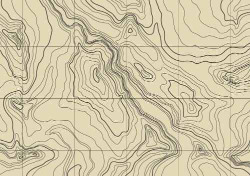 Vector - bản đồ địa hình trừu tượng