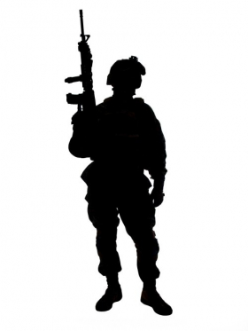 Hình ảnh người lính Mỹ với súng trường