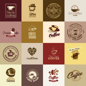 Vector biểu tượng cà phê