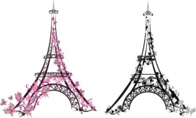 Vector tháp Eiffel của Pháp