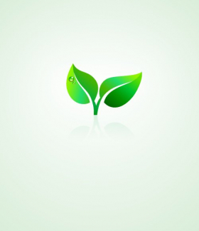 Vector Xanh lá cây thiết kế thân thiện với môi trường