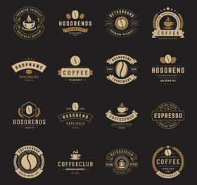 Vector logo quán cà phê