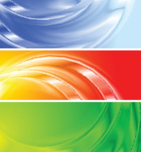 Hình vector background hoa văn banner nhiều màu