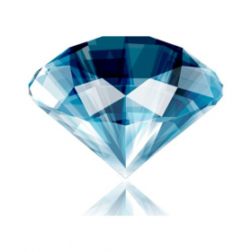 File PNG viên kim cương màu xanh lục